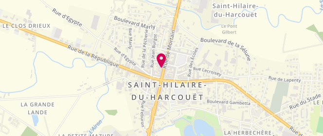 Plan de Kareve, 23 Rue de Mortain, 50600 Saint-Hilaire-du-Harcouët
