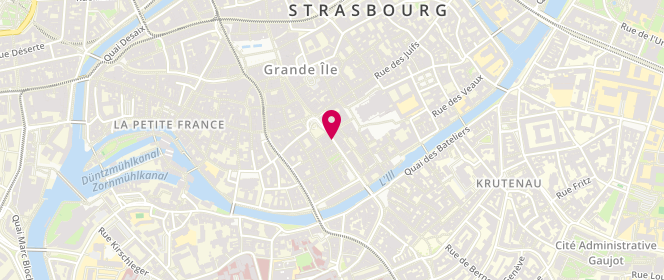 Plan de Gérard Darel, 27 Rue du Vieux-Marché-Aux-Poissons, 67000 Strasbourg