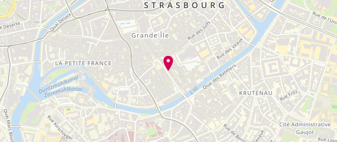 Plan de ZAPA Strasbourg, 46 Rue du Vieux-Marché-Aux-Poissons, 67000 Strasbourg