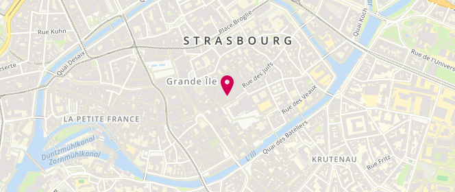 Plan de Seidensticker Strasbourg, 4 Pass. De la Cathédrale, 67000 Strasbourg