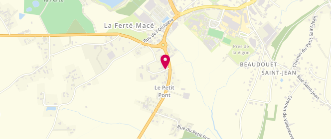 Plan de Distri Center, Route Bagnoles, 61600 La Ferté-Macé