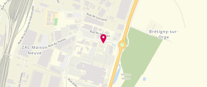 Plan de M.B.M, Centre Commercial Auchan, 91220 Brétigny-sur-Orge