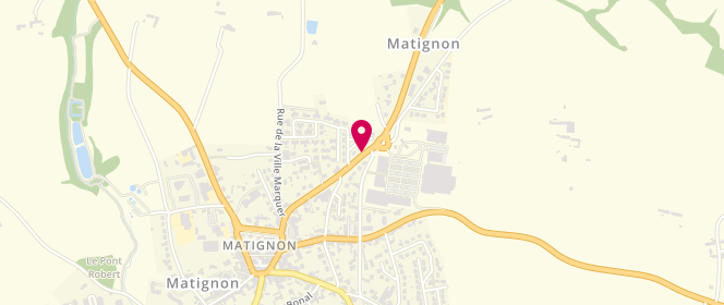 Plan de TAKKO FASHION Matignon, Route de Saint-Cast, 22550 Matignon