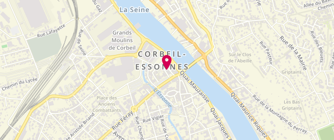 Plan de Miss Rachel, 18 Rue Notre Dame, 91100 Corbeil-Essonnes
