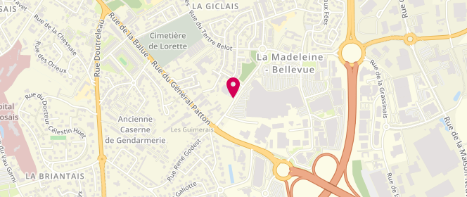 Plan de Lunes, Centre Commercial Madeleine Avenue Flaudaie, 35400 Saint-Malo