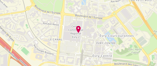 Plan de Zara France, 2 Boulevard de l'Europe, 91000 Évry-Courcouronnes