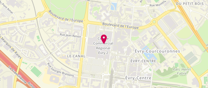 Plan de Mim, Boulevard de l'Europe
Centre Commercial Evry Ii, 91000 Évry-Courcouronnes