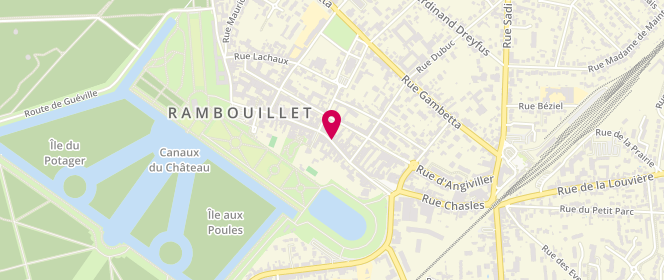 Plan de Côté Rue, 73 Rue du Général de Gaulle, 78120 Rambouillet
