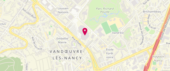 Plan de Miss Nazli, 23 Boulevard de l'Europe Centre Commercial Les Nations
Niveau B, 54500 Vandœuvre-lès-Nancy
