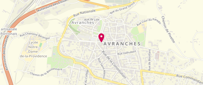 Plan de Design'maroquinerie, 6 Rue du Pot d'Étain, 50300 Avranches