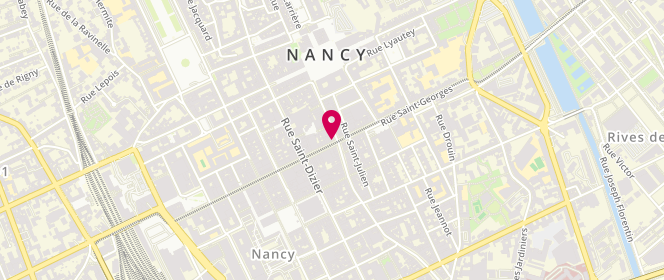 Plan de Antonelle Nancy, 29 Rue Saint-Georges, 54000 Nancy