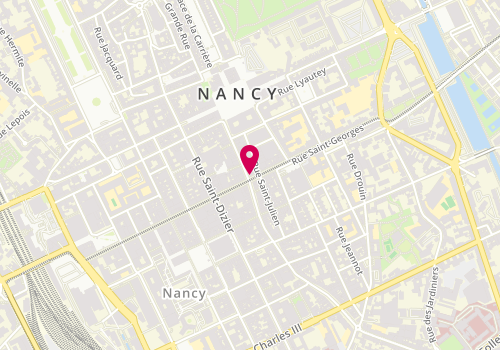 Plan de Princesse Tam Tam, 59 Rue des Dominicains, 54000 Nancy