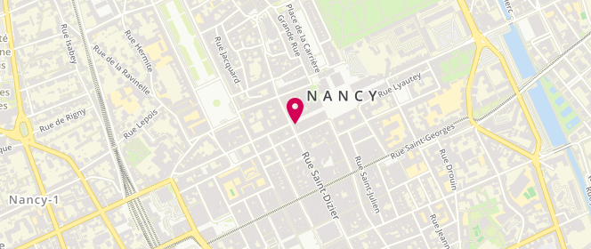 Plan de Acoté, 1 Rue Saint-Dizier, 54000 Nancy
