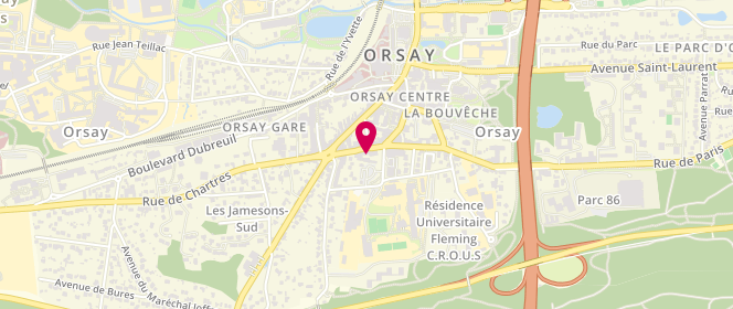 Plan de Anna Modica, 8 Bis Rue de Paris, 91400 Orsay