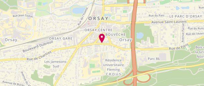 Plan de D'Griff d'Orsay, 7 Rue du Dr Ernest Lauriat, 91400 Orsay
