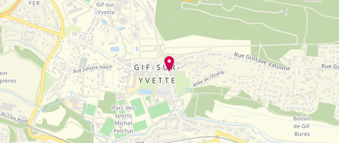 Plan de L'Irresistible, 26 Rue Alphonse Pécard, 91190 Gif-sur-Yvette