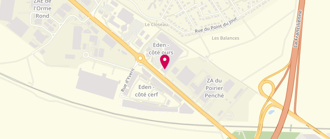 Plan de Gemo, E54 Centre Commercial Ormetoile, Zone Aménagement Du
Le Noyer Aux Perdrix, 77170 Servon