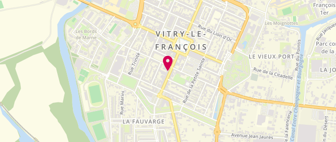 Plan de Cache Cache, 31 Rue Aristide Briand, 51300 Vitry-le-François