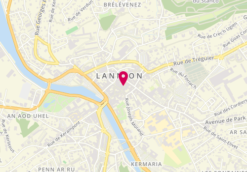 Plan de L'Aise Breizh, 7 Rue Saint Malo, 22300 Lannion