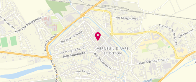 Plan de Mercerie pathy, 100 Rue des 3 Maillets, 27130 Verneuil d'Avre et d'Iton