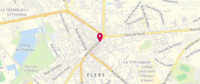 Plan de Les galeries, Basse-Normandie
9 Rue du 6 Juin, 61100 Flers