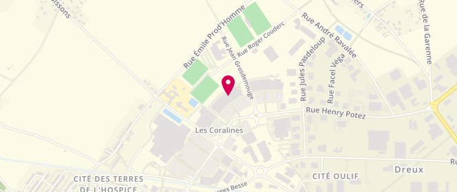 Plan de Vib's, Lieu-Dit
16 Rue Henry Potez
Champtier du Colombier, 28100 Dreux, France