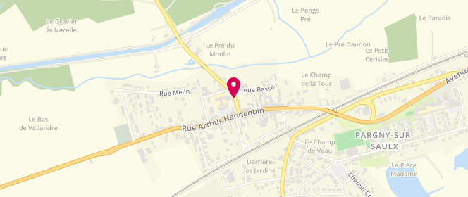 Plan de Tout Sur Ma Boutique, 1 Rue de la Chavée, 51340 Pargny-sur-Saulx