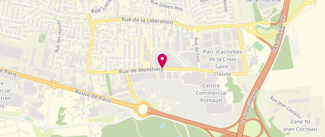 Plan de Etam Lingerie, Centre Commercial Carrefour
Route Nationale 4, 77340 Pontault-Combault