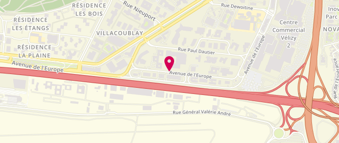 Plan de Tie Rack, Centre Commercial Velizy I Avenue Europe, 78140 Vélizy-Villacoublay
