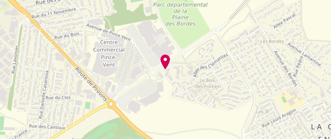 Plan de La Halle, Avenue Hippodrome, Zone Commerciale Carrefour, 94510 La Queue-en-Brie