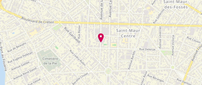 Plan de Okaidi, 17 Rue Baratte Cholet, 94100 Saint-Maur-des-Fossés