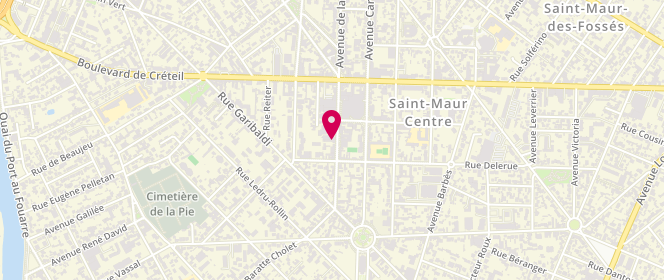 Plan de Eden Park, 20 Rue Baratte Cholet, 94100 Saint-Maur-des-Fossés