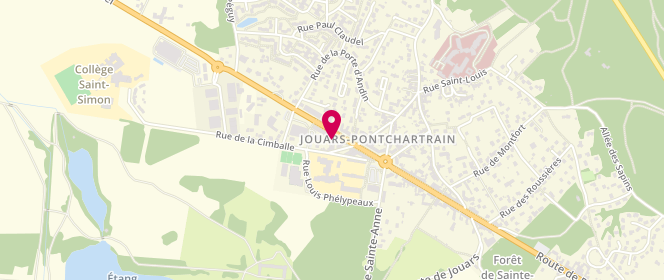 Plan de Tartine et Chocolat, 23 Route du Pontel, 78760 Jouars-Pontchartrain
