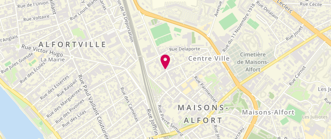 Plan de Allouche, 92 Avenue General de Gaulle, 94700 Maisons-Alfort