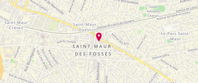Plan de Clin d'Oeil, 3 avenue de la République, 94100 Saint-Maur-des-Fossés