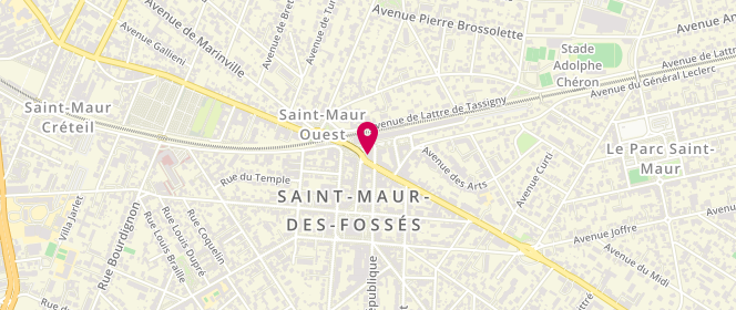 Plan de Jacadi, 3 avenue Foch, 94100 Saint-Maur-des-Fossés