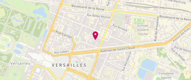 Plan de Paule Lingerie, 10 Rue des 2 Portes, 78000 Versailles