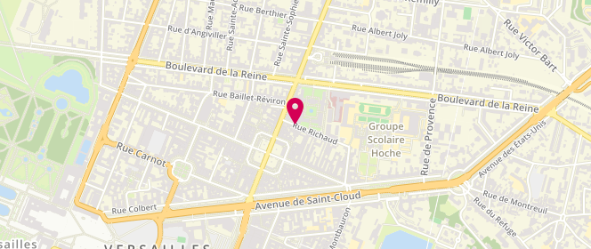 Plan de CapsuleMarket, 8 Rue Richaud, 78000 Versailles