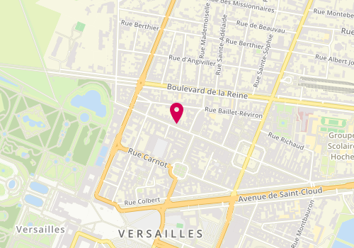Plan de Ba&Sh, 23 Rue de la Paroisse, 78000 Versailles