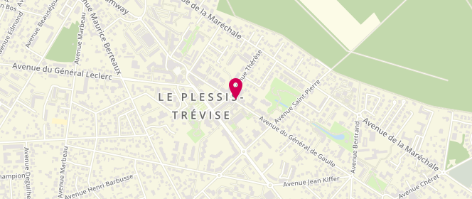 Plan de Influence, 25 avenue du Général de Gaulle, 94420 Le Plessis-Trévise