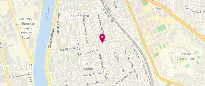 Plan de MIHRANYAN Stéphane, 44 Rue de Seine, 94140 Alfortville