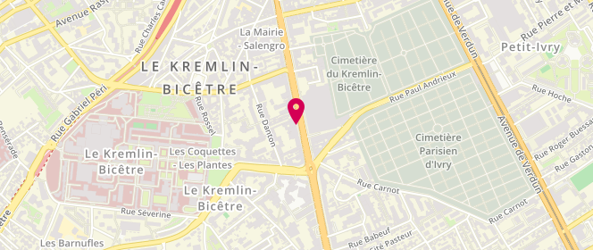 Plan de Simrat, 80 Avenue Fontainebleau, 94270 Le Kremlin-Bicêtre