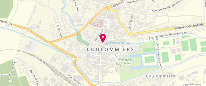Plan de Le Vestiaire des Copines Concept Store Coulommiers, 25 Rue de la Pêcherie, 77120 Coulommiers