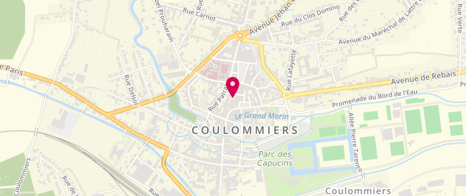 Plan de Calzedonia, 17 Rue Beaurepaire, 77120 Coulommiers
