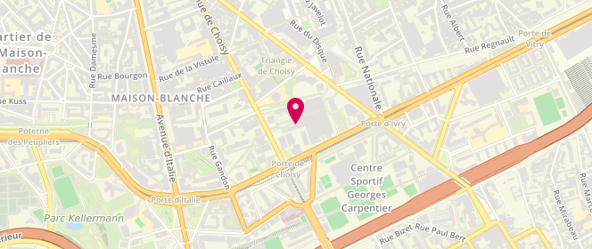 Plan de Top One Shop Paris, 13 place de Vénétie, 75013 Paris