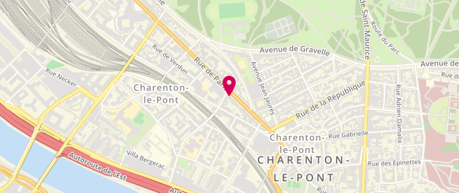 Plan de Jerhas, 103 Rue de Paris, 94220 Charenton-le-Pont