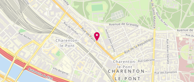Plan de La Suite Confidentielle, 82 Rue Paris, 94220 Charenton-le-Pont