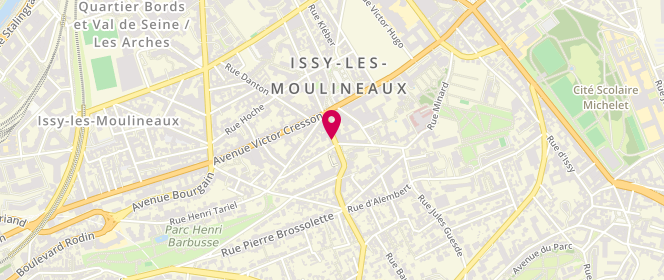 Plan de Isciacus-Store, 8 Rue Auguste Gervais, 92130 Issy-les-Moulineaux