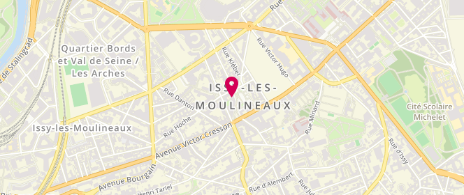 Plan de ABOULKER Laurent, 28 avenue de la République, 92130 Issy-les-Moulineaux