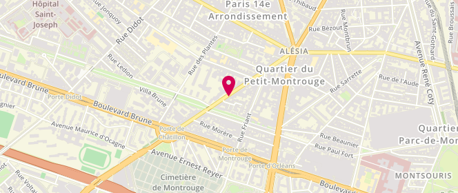 Plan de Retouche Moulin, 31 avenue Jean Moulin, 75014 Paris